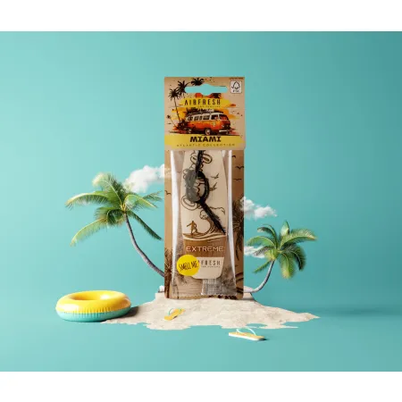 Drewniany odświeżacz do auta - Miami Atlantic